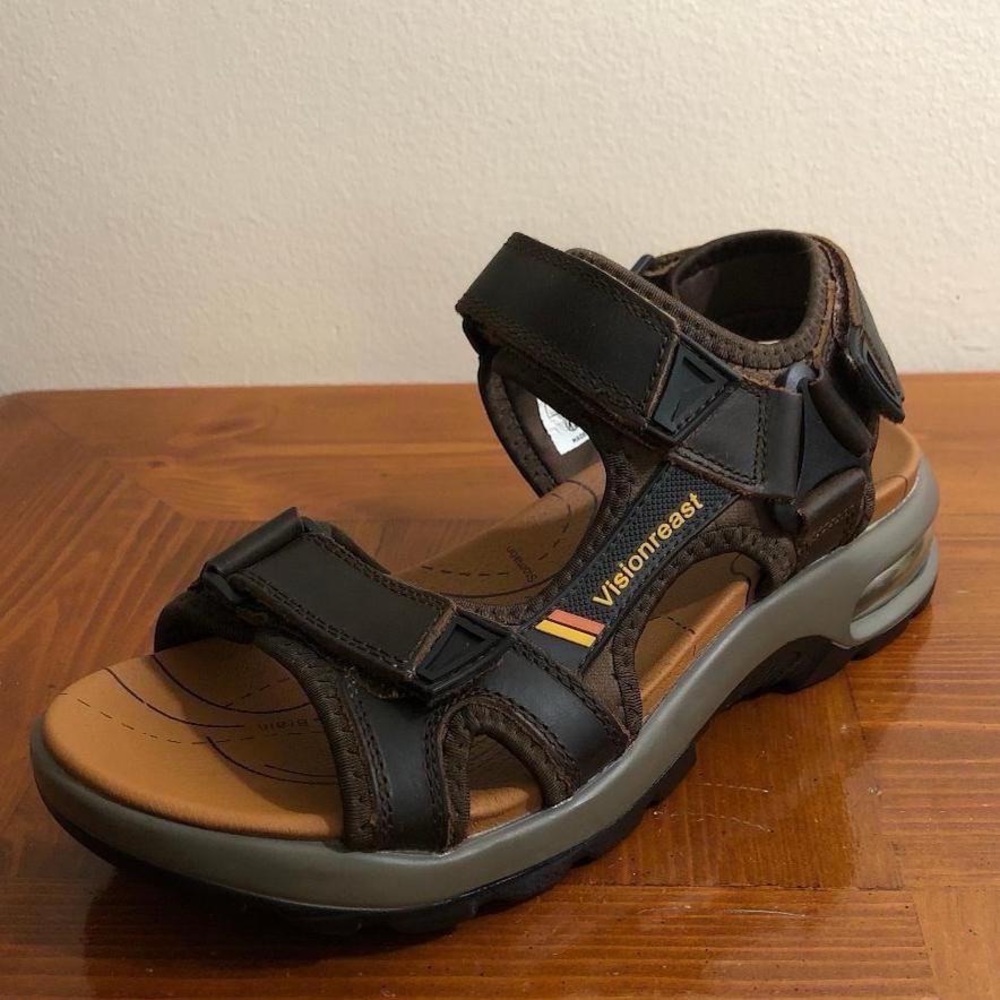 VISIONREAST  Men’s Athletic Sandals Open-Toe Hiking Non-Slip NWOT